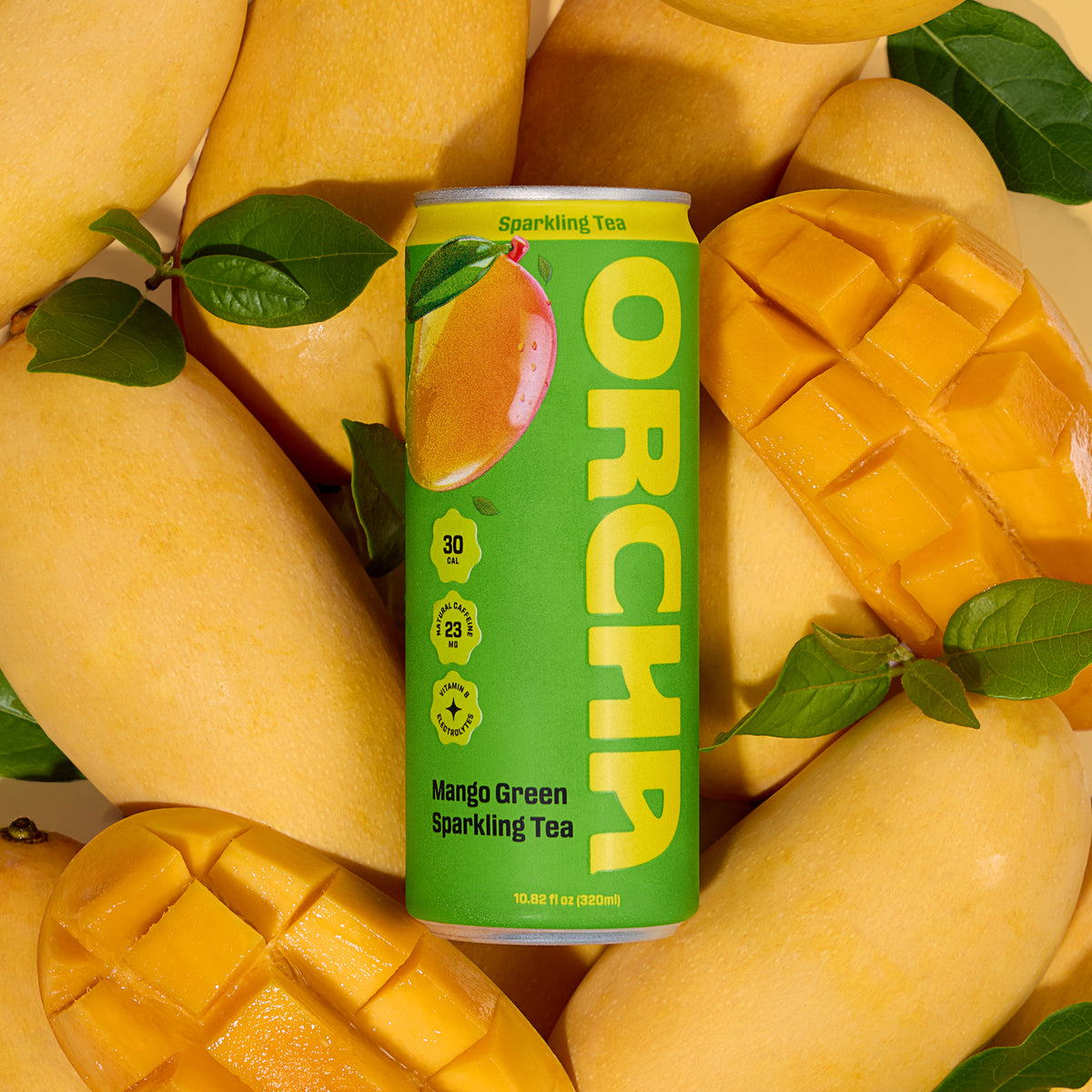Mango Green Sparkling Tea