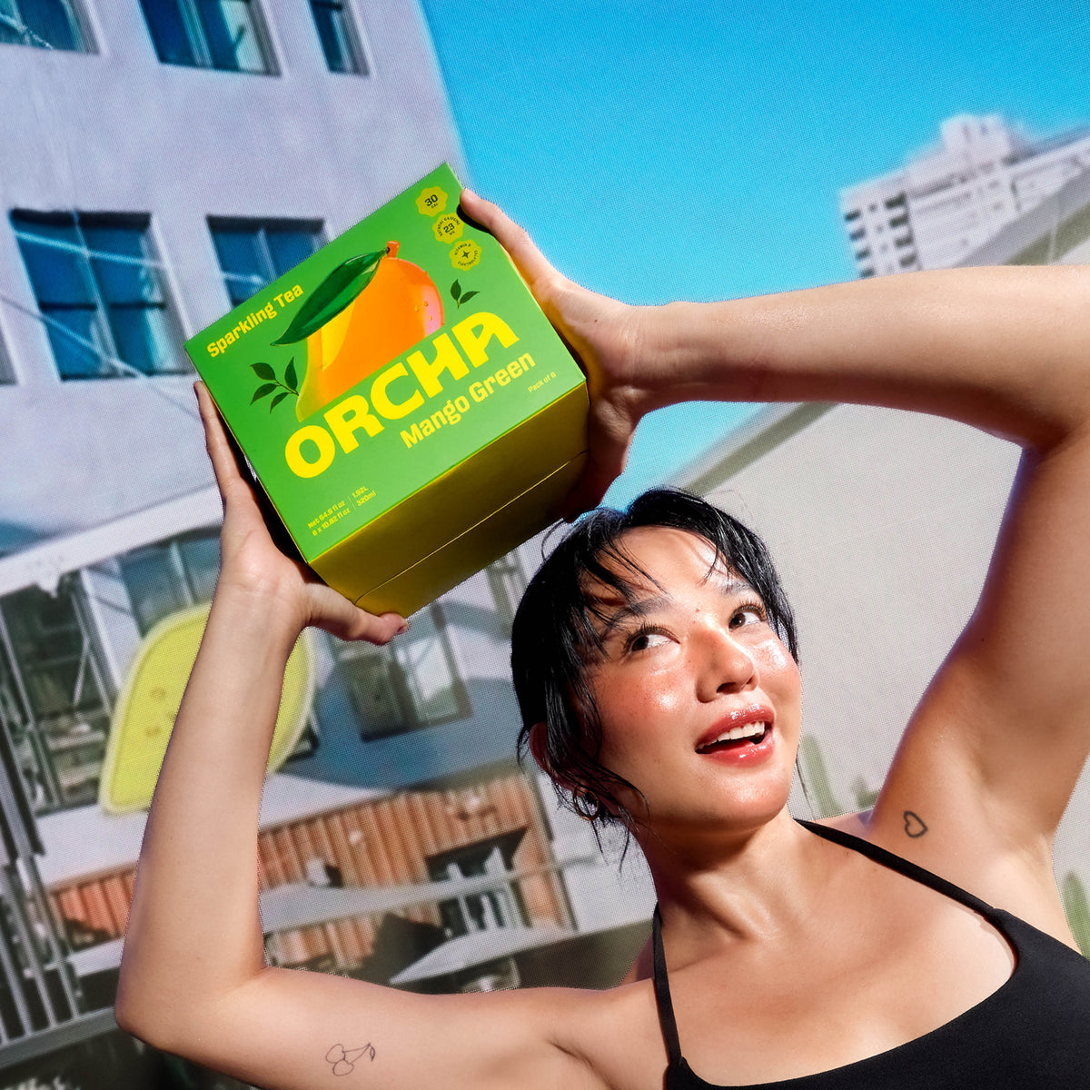 Mango Green Sparkling Tea